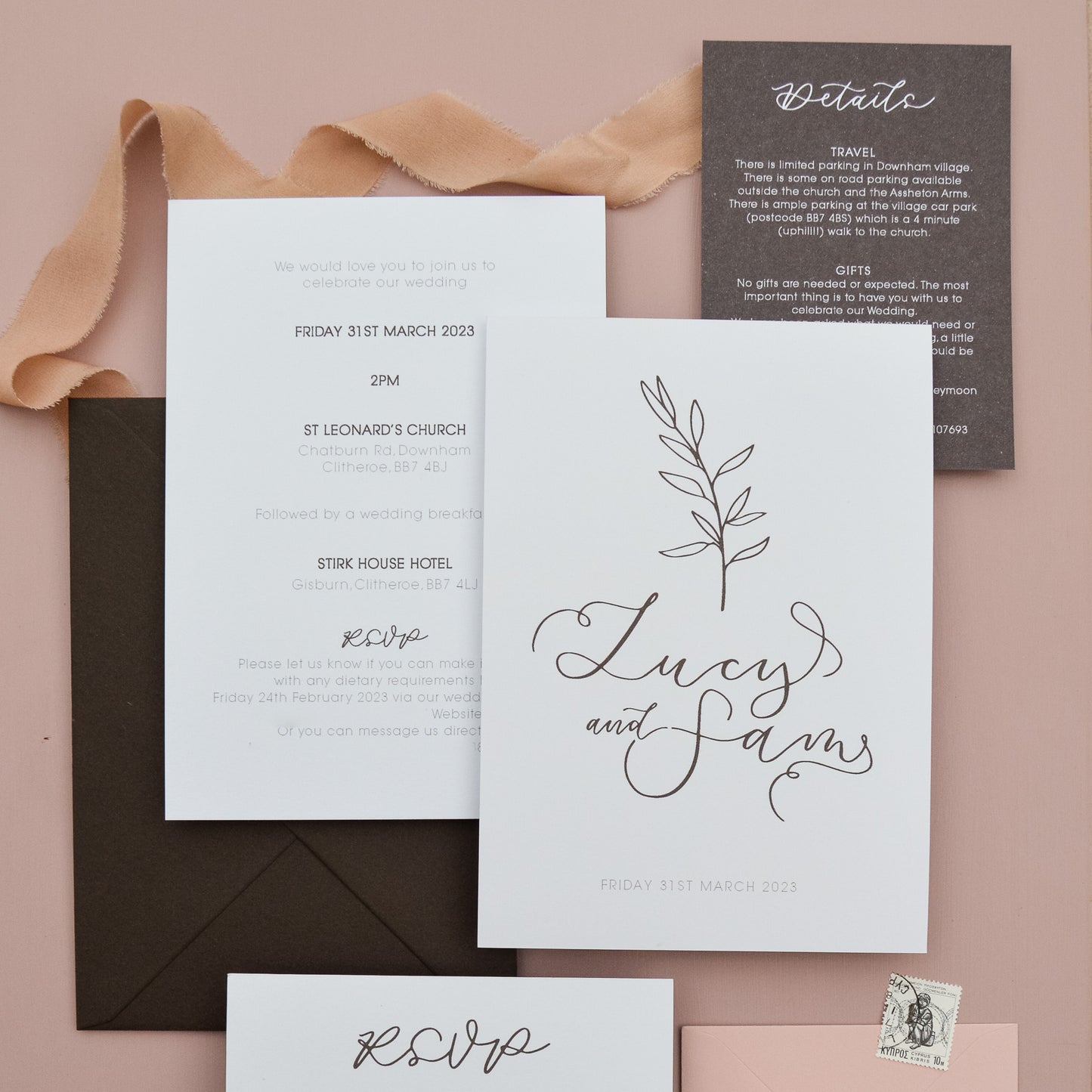 Muted Modern Boho Invitation
