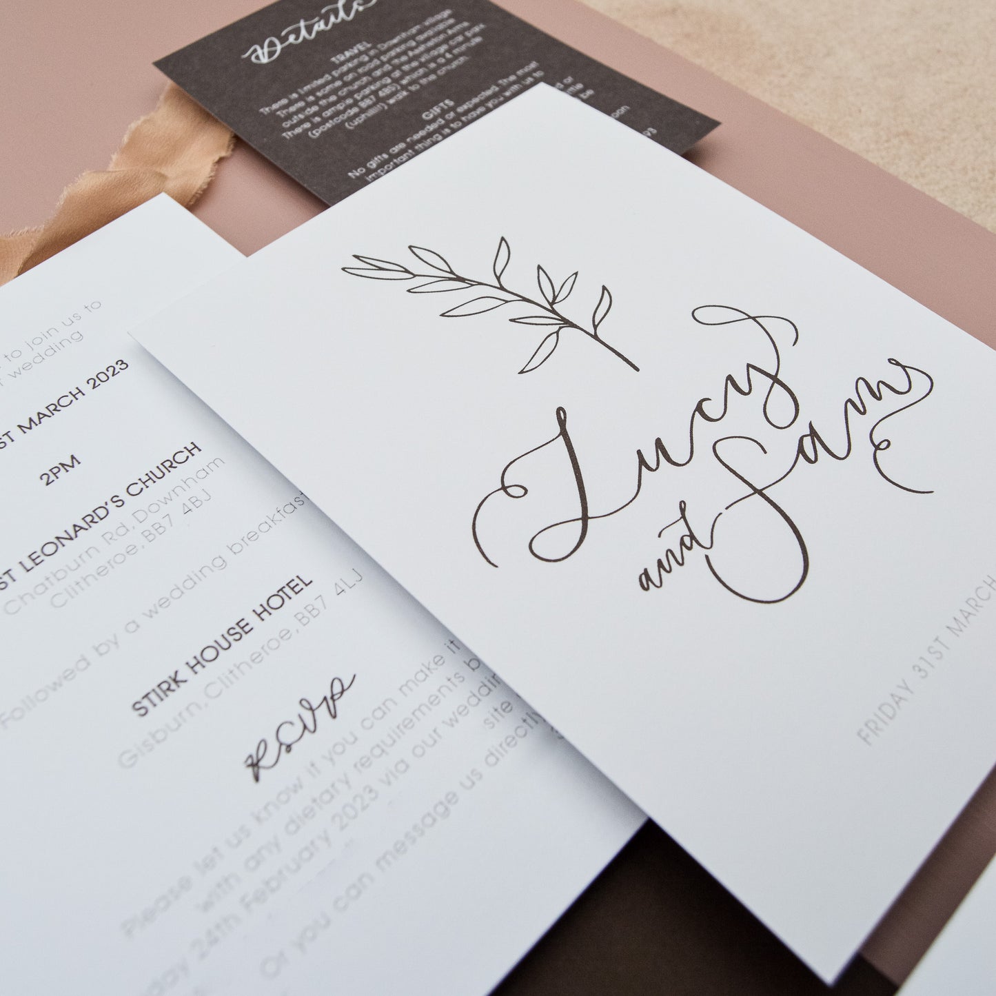 Muted Modern Boho Invitation