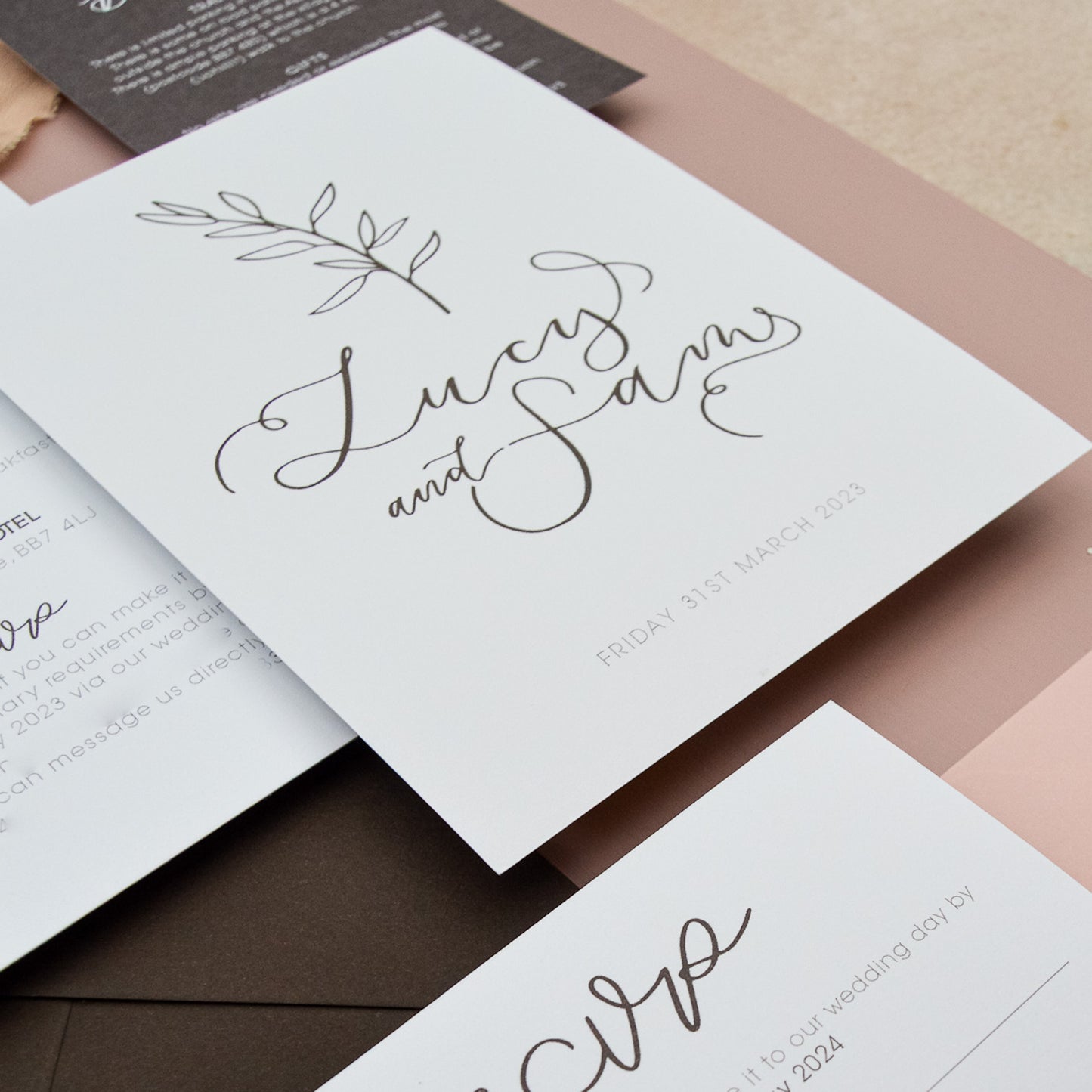 Muted Modern Boho Invitation